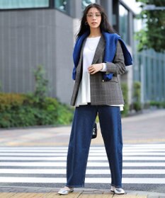 ANY SIS S スムースコンビペプラム カットソー