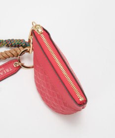 TOPKAPI 【TREASURE TOPKAPI】スムースレザー 幾何柄 マルチケース バッグチャーム