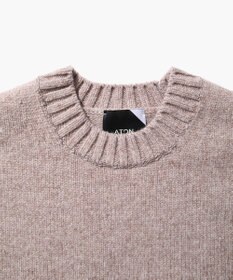 ATON COOMA LAMBS WOOL | ショートクルーネックプルオーバー