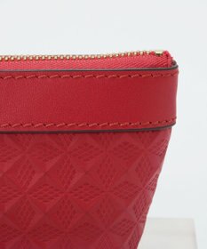 TOPKAPI 【TREASURE TOPKAPI】スムースレザー 幾何柄 マルチケース バッグチャーム