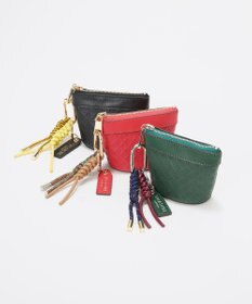 TOPKAPI 【TREASURE TOPKAPI】スムースレザー 幾何柄 マルチケース バッグチャーム