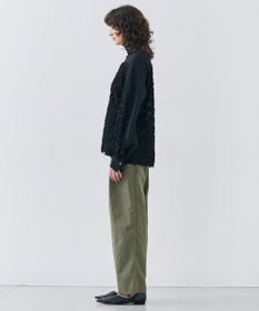 BEIGE， 【洗える】BANKSIA / ニットコンビカットジャカードブラウス