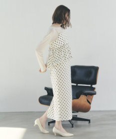 YECCA VECCA ドット柄バルーンキャミワンピース