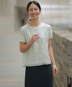 J.PRESS LADIES L 【セットアップ対応】Light ジョーゼット ナロー スカート