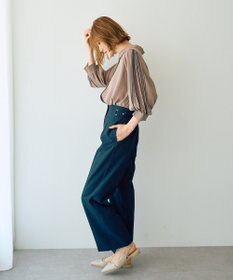 YECCA VECCA サイドベルテッドパンツ