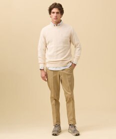 J.PRESS MEN ギマコットンカノコクルーネック ニット