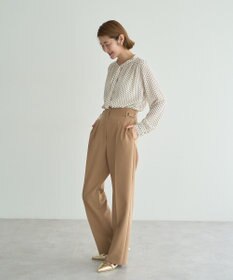 YECCA VECCA サイドベルテッドパンツ