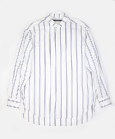 KASHIYAMA GIZA 100/2 バンドカラーシャツ