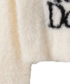 WEGO シャギーロゴコンパクトニット