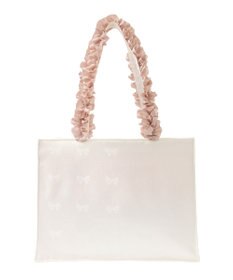 Maison de FLEUR リボン柄ジャカードスクエアトートMバッグ