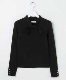 Feroux 【先行予約】リボンタイリブ ニット