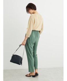 Green Parks ・ＥＬＥＮＣＡＲＥ　ＤＵＥバックパールシアー５分ニット