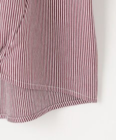 ANY SIS 【洗える】シルケットジャージーストライプ ブラウス