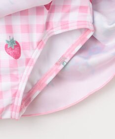 ANY KIDS ギンガム×フルーツ ワンピース水着