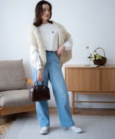 WEGO USPOLOだぼそでカラーロンT