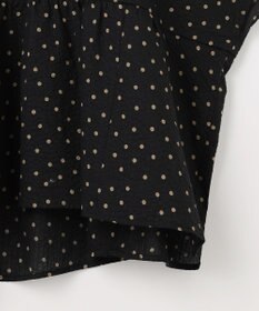 自由区 【WEB&一部店舗限定・サラリ触感】コットンサッカープリント ブラウス