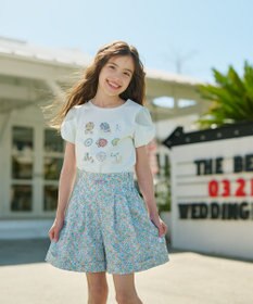 組曲 KIDS 【110-140㎝】【UVケア】パラソルアート Tシャツ