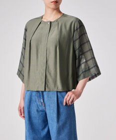 Paul Smith シアー チェック ブラウス