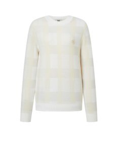 DAKS 【DAKS GOLF】ウールブレンドストレッチチェックセーター