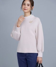 組曲 L ダンボールジャージー モックネックスウェット