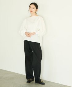 #Newans 【撥水】ボートネックリラクシーシャツ