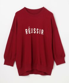 ANY インターシャロゴニットプルオーバー