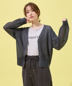 ANY メッシュカーディガン