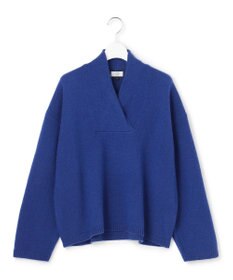 J.PRESS YORK STREET 【WOMEN】ウールカシミヤ 変形Vネック ニット