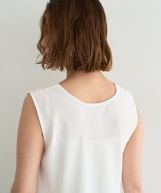 YECCA VECCA 2wayアシメデザインノースリーブブラウス