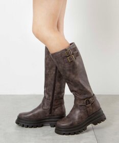 WEGO 厚底エンジニアロングブーツ