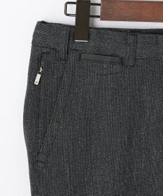 JOSEPH ABBOUD 【キングサイズ・ウエストも伸びる】オーガニックストレッチムリネピケ パンツ