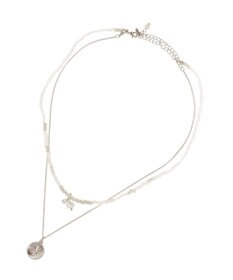 earth music&ecology 【2SET】ビーズ＆プレートネックレス