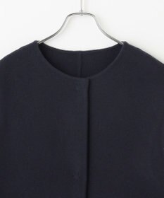 #Newans バックペプラムダブルフェイスジレ