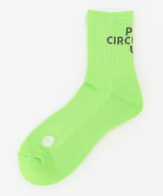 PW CIRCULUS 【MEN】【土踏まずをサポート】ロゴ ミドルソックス