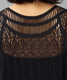 Chacott 【ノーソーイングニット】ランダムメッシュニットタンクトップ