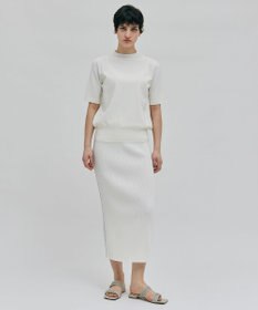 BEIGE， 【洗える】LAURA / Iラインリブスカート