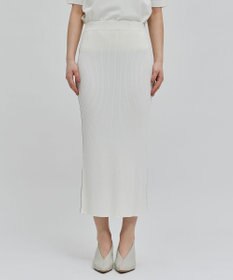 BEIGE， 【洗える】LAURA / Iラインリブスカート