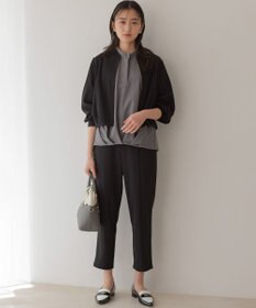 組曲 【WEB限定】ジョーゼットジャージー ブルゾン