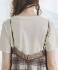 WEGO 【ANGIE VINTAGE】サテンレースキャミソール