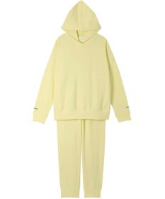 une nana cool 【綿混】あくびのお嬢さんの裏毛フーディーパジャマ