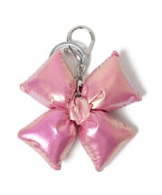 WEGO メタリッククッションリボンキーホルダー