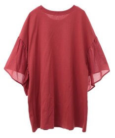 Green Parks ドッキングフレアスリーブロゴチュニック