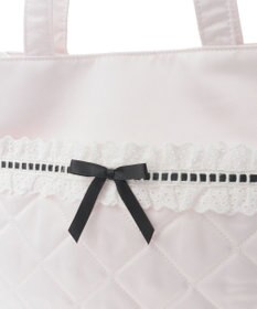 Maison de FLEUR コットンフリルスクエアトート