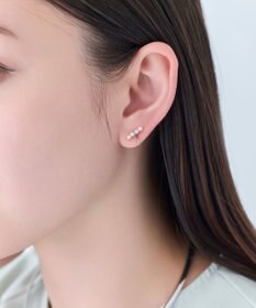 Phoebe 【痛くないシリーズ/金属アレルギー対応】バランスパールライトフィットイヤリング　シルバー