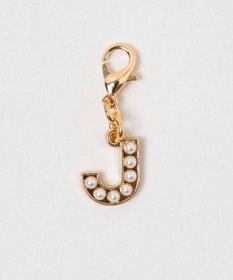 WEGO 【痛バ＆推し活グッズ】ゴールドパールアルファベットDIYチャーム17ｍｍ