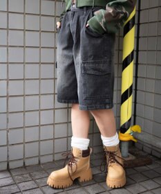 WEGO ヴィンテージウォッシュカーゴハーフパンツ