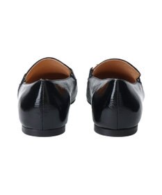 INTER-CHAUSSURES 【FABIO RUSCONI】スクエアトウサケットビットローファー