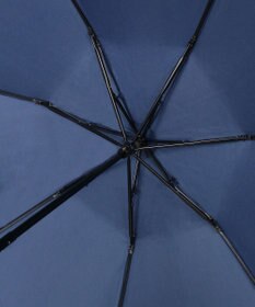 MOONBAT 【WEB限定】POLO RALPH LAUREN)（ポロ ラルフローレン）ワンポイントポロポニー×裾ボーダー 折りたたみ傘