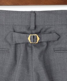 J.PRESS MEN 【J.PRESS ORIGINALS】PEPPIN MERINO TROPICAL PIPED STEM TROUSERS / JAPAN MADE