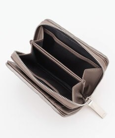 LA BAGAGERIE シープレザープリーツ加工二つ折り財布